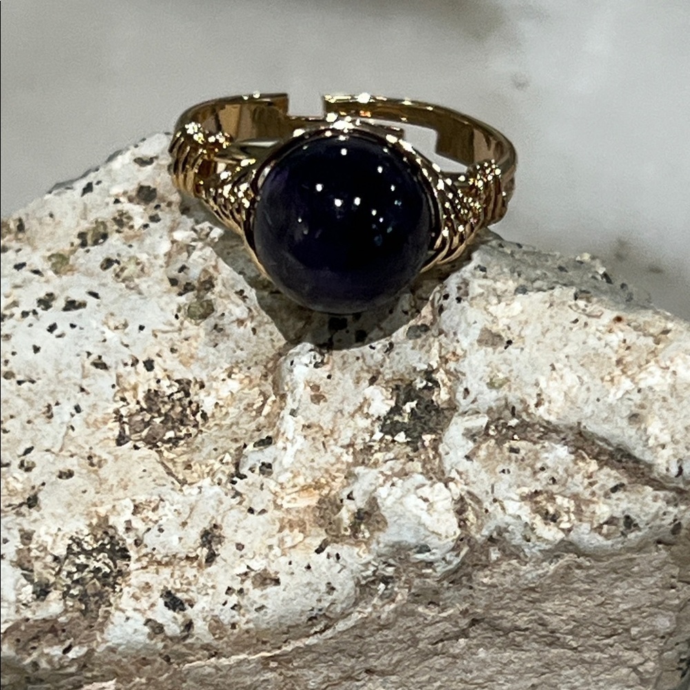 Amethyst Stone Ring